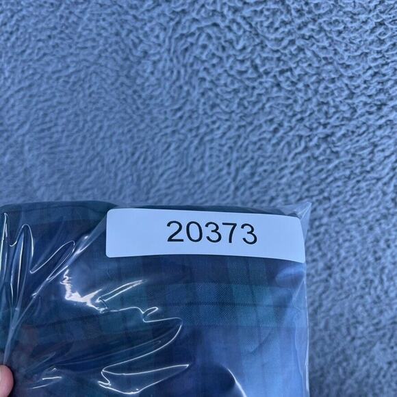 Ralph Lauren Shirt Men's Medium Green Blue Tartan Plaid Check Pony Slim Preppy - Picture 10 of 10